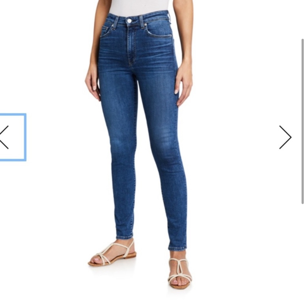 Cqy Denim High Rise Skinny Palme Jeans View 3